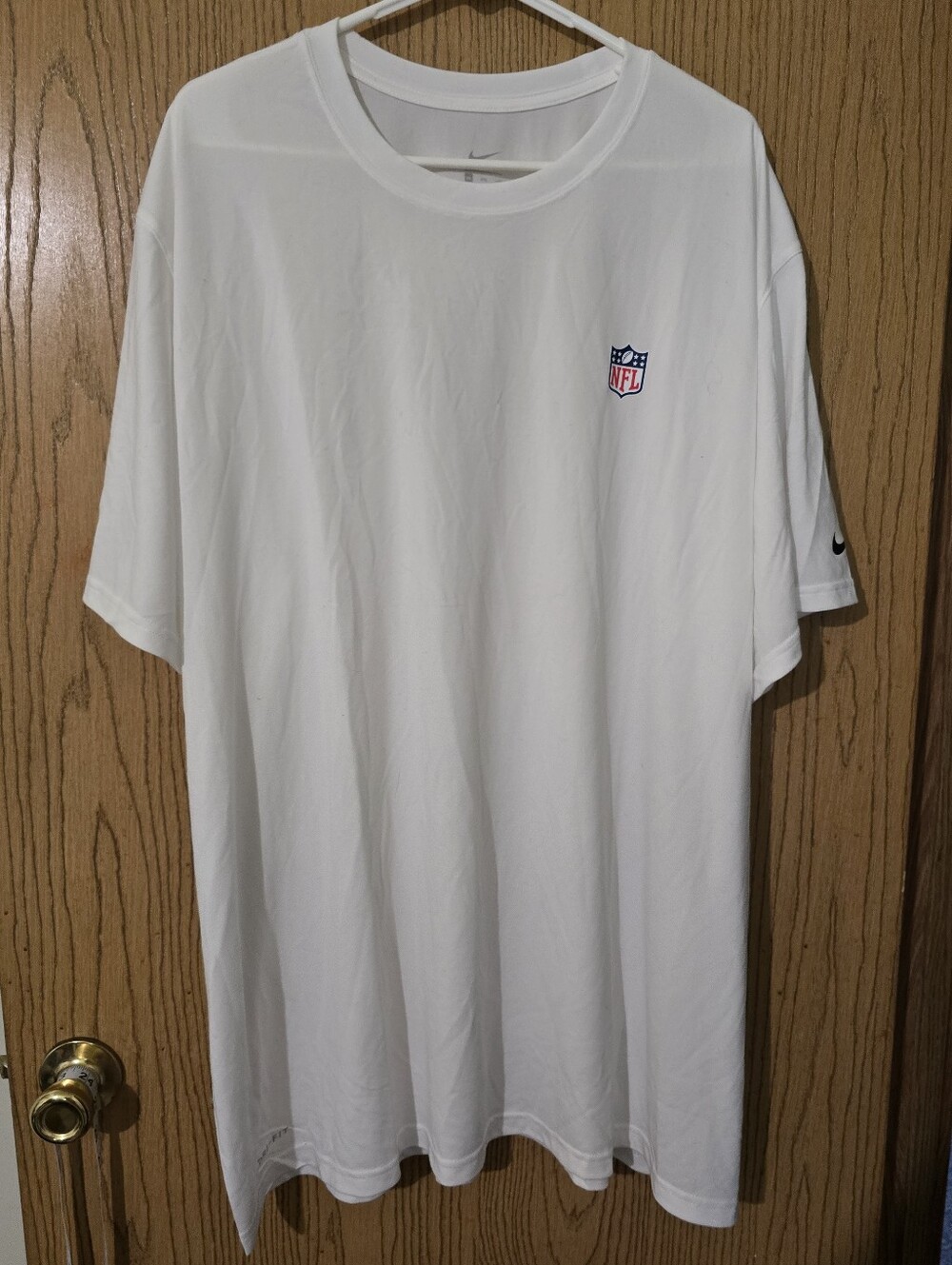 Nike White Short-Sleeve NFL Logo Sz 4Xl